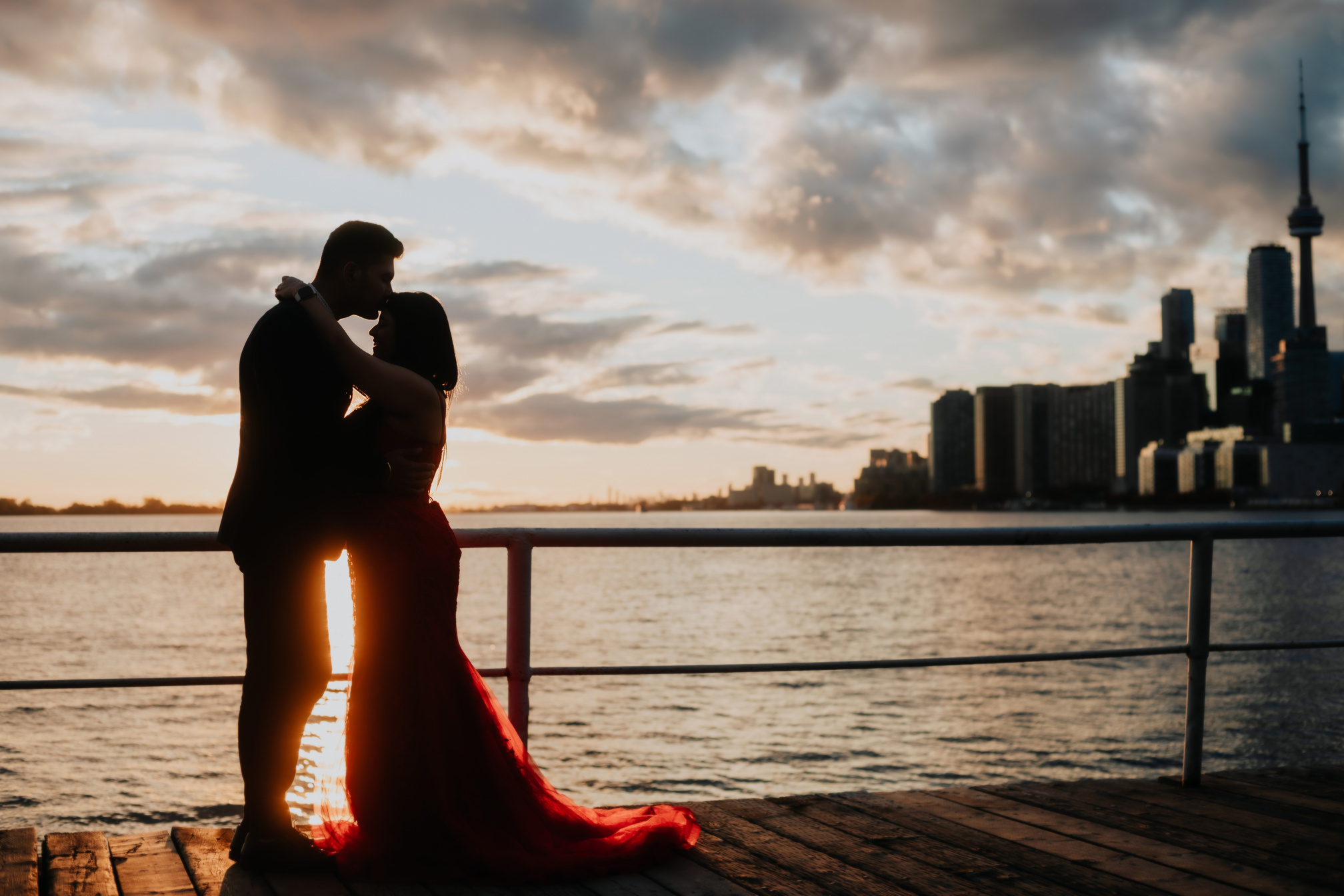 Pre-wedding session, Toronto waterfront